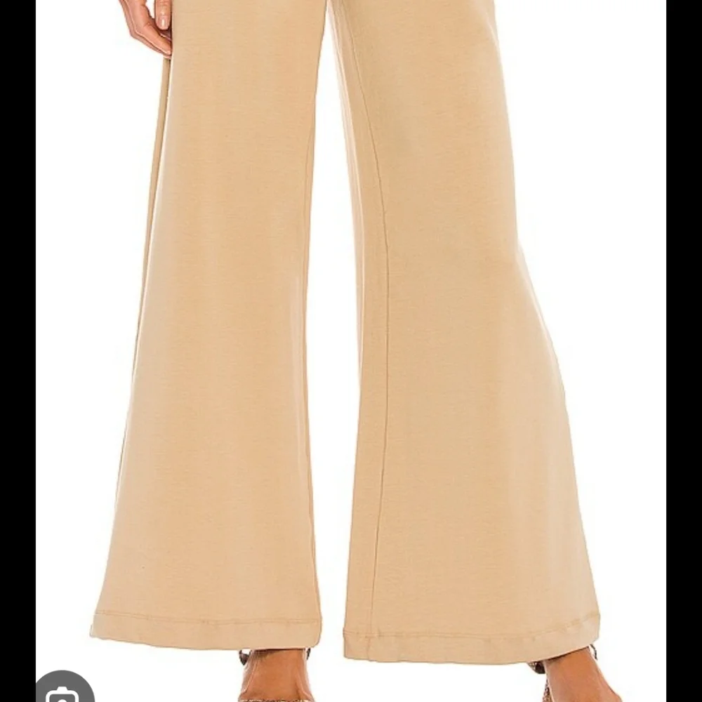 🌸L'AGENCE Campbell Beige‎ Ribbed Waistband Pants